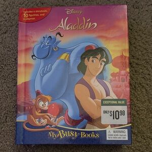 Disney Aladdin My Busy Books with figurines